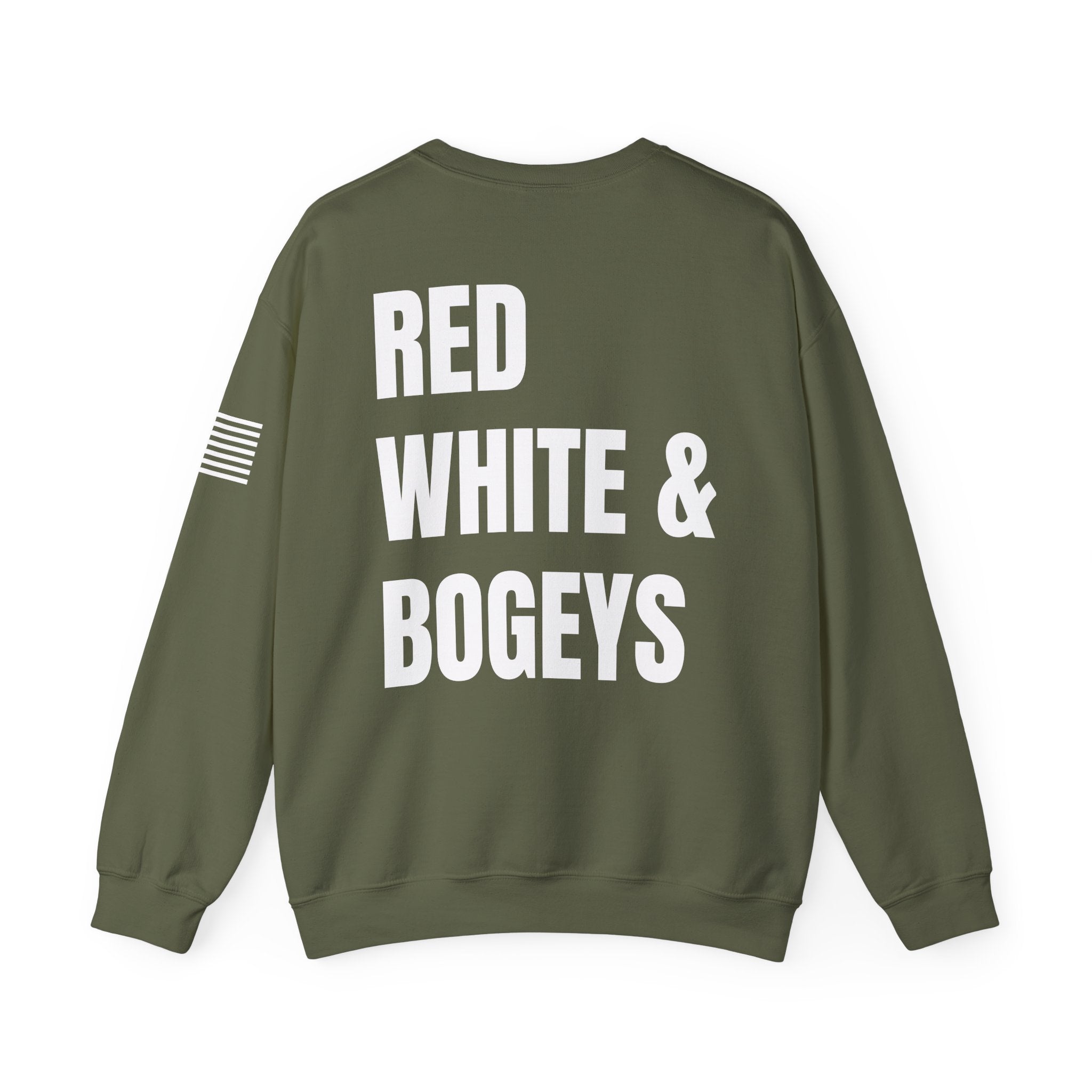 Red, White & Bogeys Crewneck