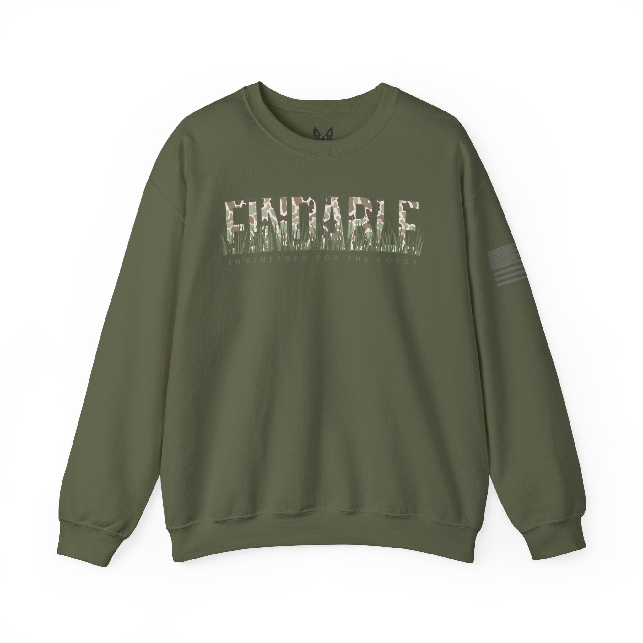Findable Duck Camo Crewneck