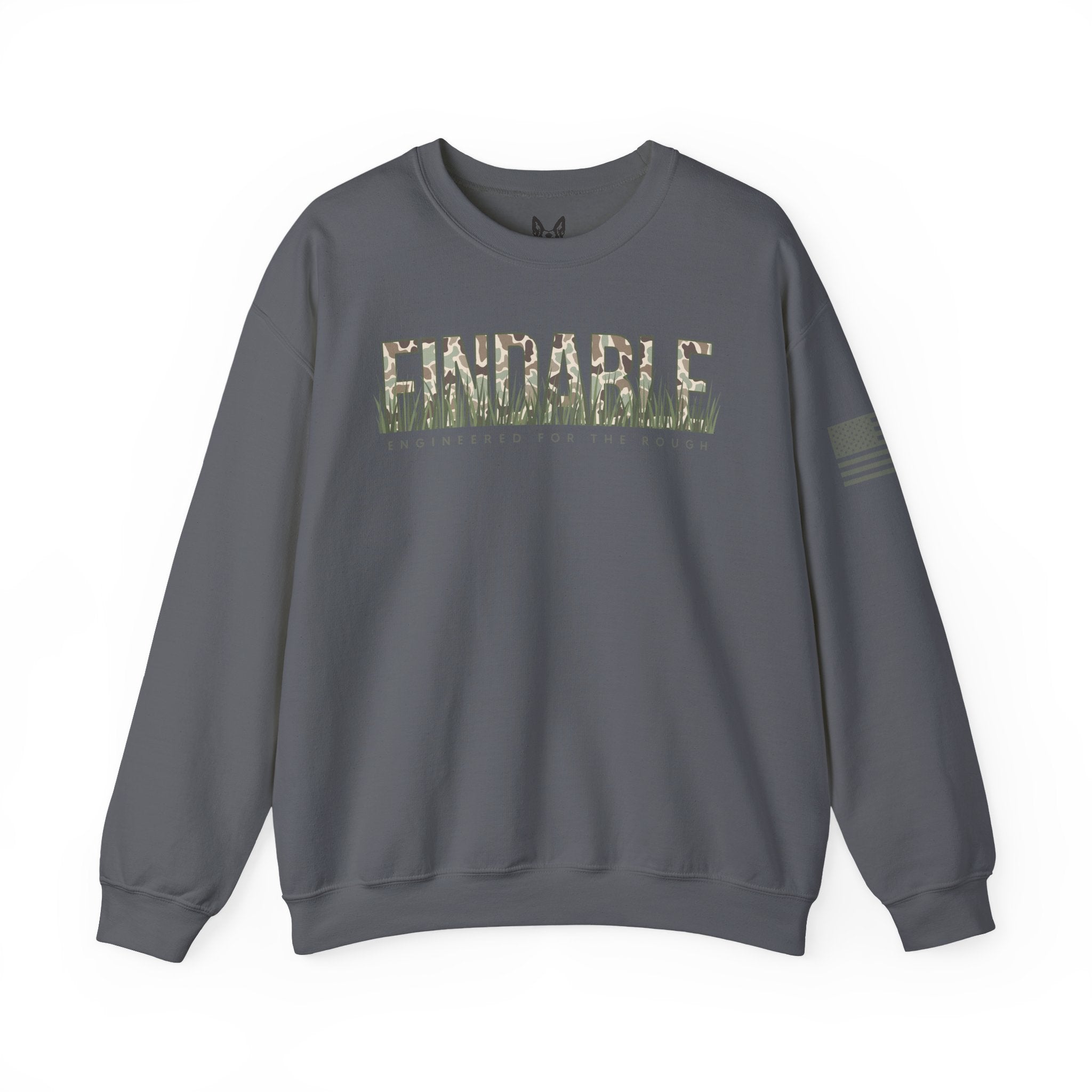 Findable Duck Camo Crewneck