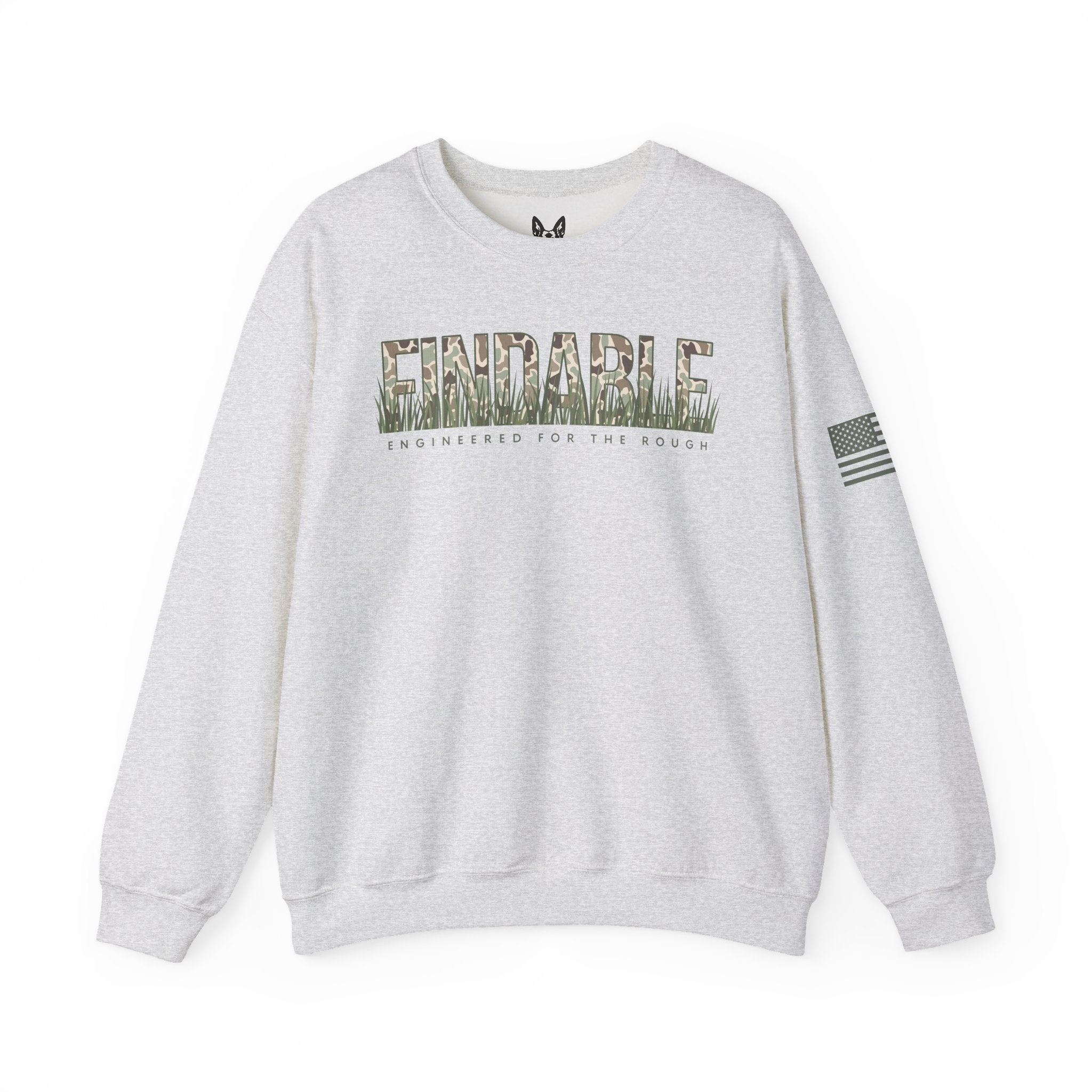 Findable Duck Camo Crewneck